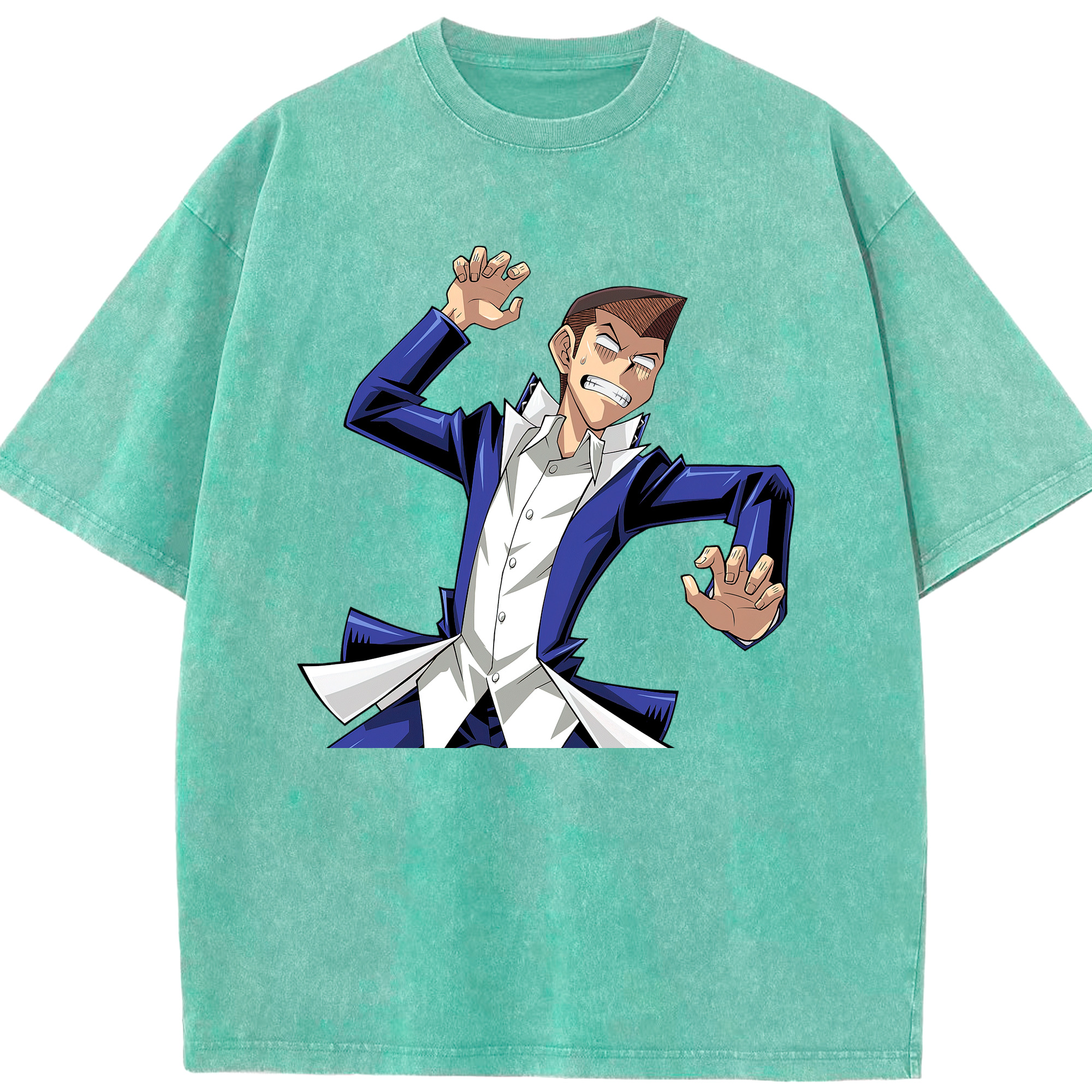 （画像用） 遊☆戯☆王 Yu-Gi-Oh! 綿100% ヴィンテージ風 半袖Tシャツ（フロントプリント）